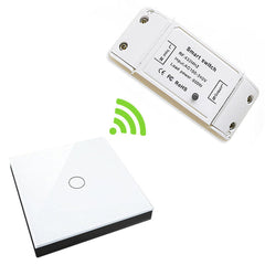 Wireless Wifi Tactile Smart Switch Lighting Remote Control 433 MHz Receiver for Smart Home