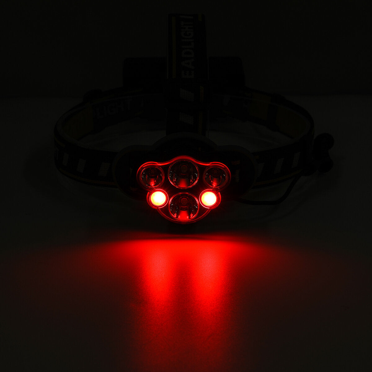 1200lm 6 LED Headlamp 8 Modes Waterproof USB Rechargeable Flashlight for Camping Fishing Cycling Electric Bike Electric Scooter