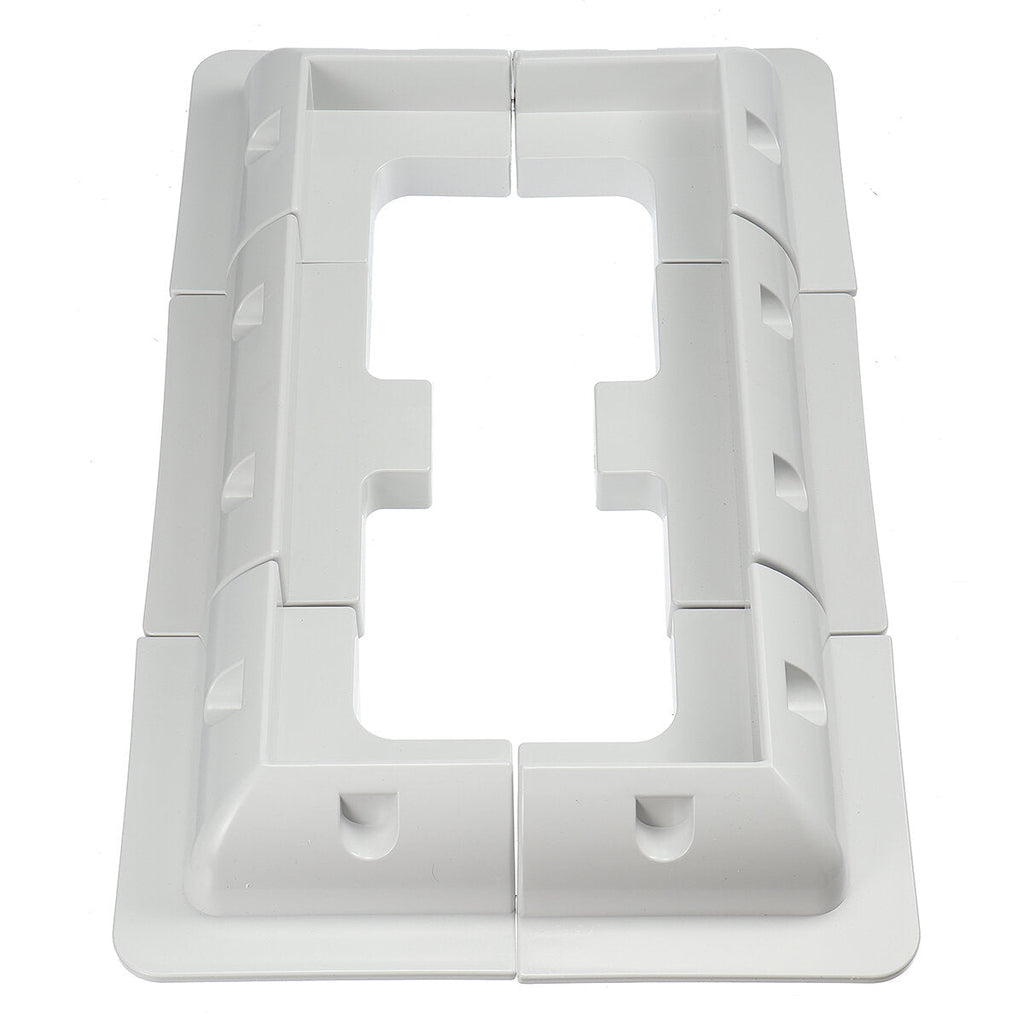 6pcs Solar Panel ABS Corner Cable Mounting Corner Bracket Roof Mount