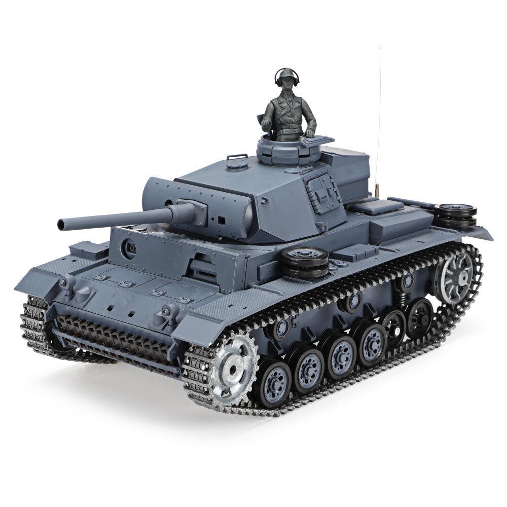 2.4G RC Tank Car Vehicle Models w/ Metal Barrel Basic Version