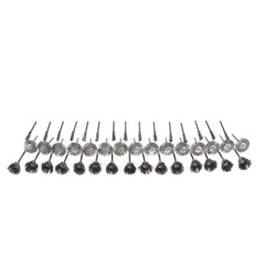 45pcs 3mm Shank Stainless Steel Wire Brush Polishing Wheel for Rotary Tool
