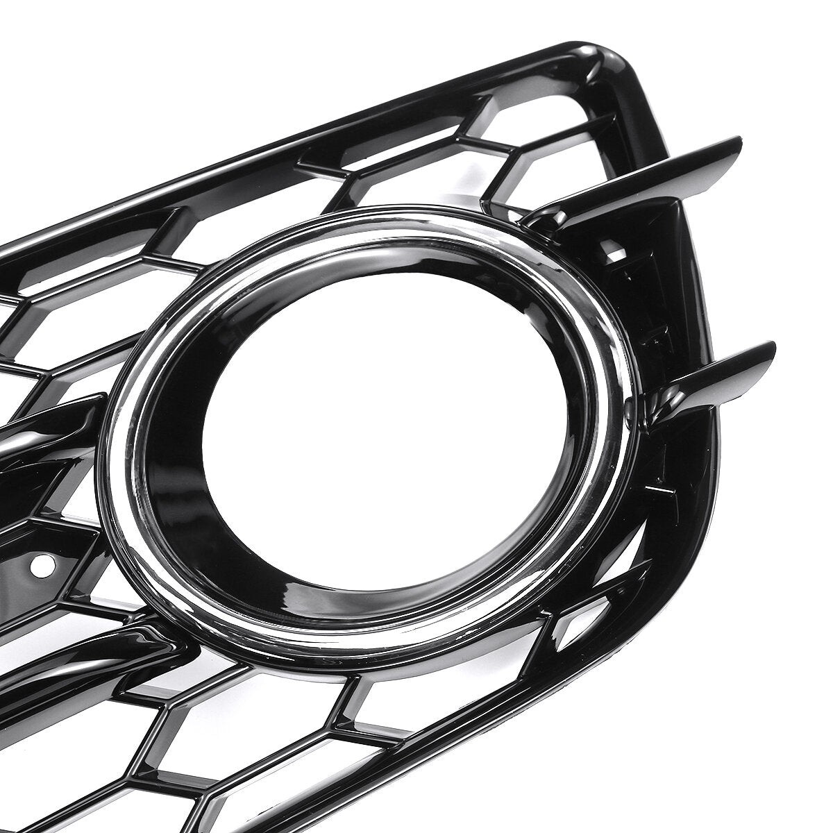 Plating Front Fog Light Cover Honeycomb Hex Grille Grill