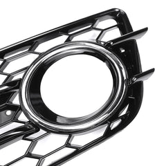 Plating Front Fog Light Cover Honeycomb Hex Grille Grill