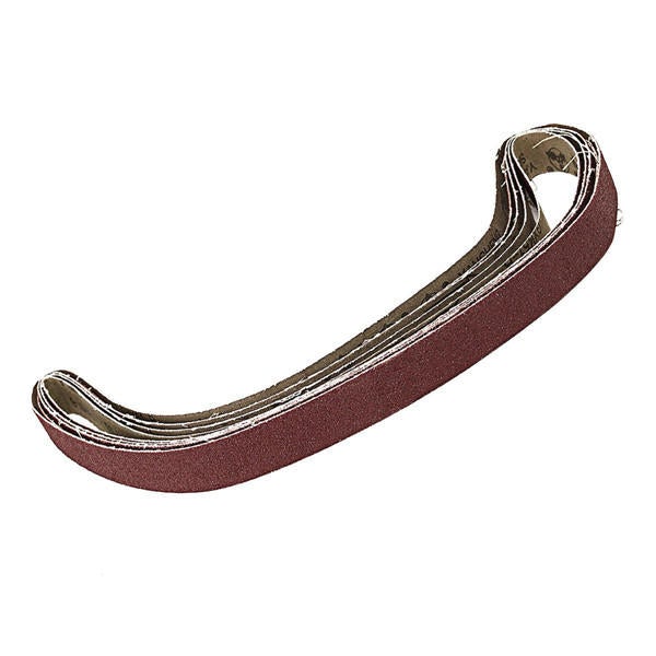 10pcs 10x330mm 60 to 600 Grit Sanding Belt for Flush Belt Machines Polishing Grind Machine