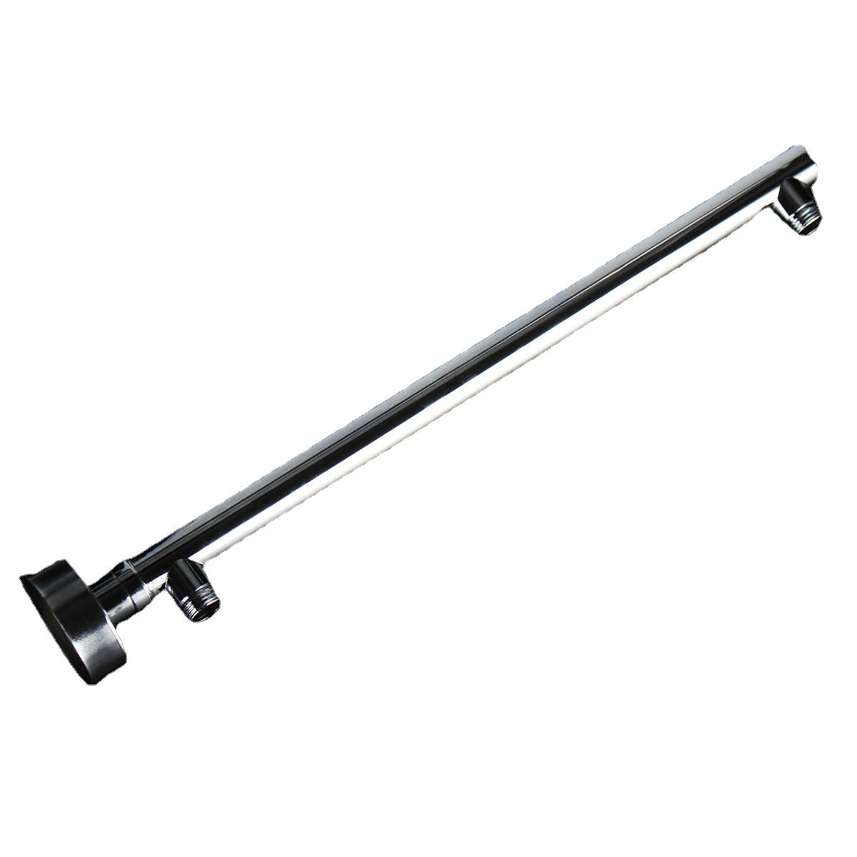 40cm Wall Mounted Bathroom Shower Head Extension Straight Arm Bottom Entry Hose Pipe