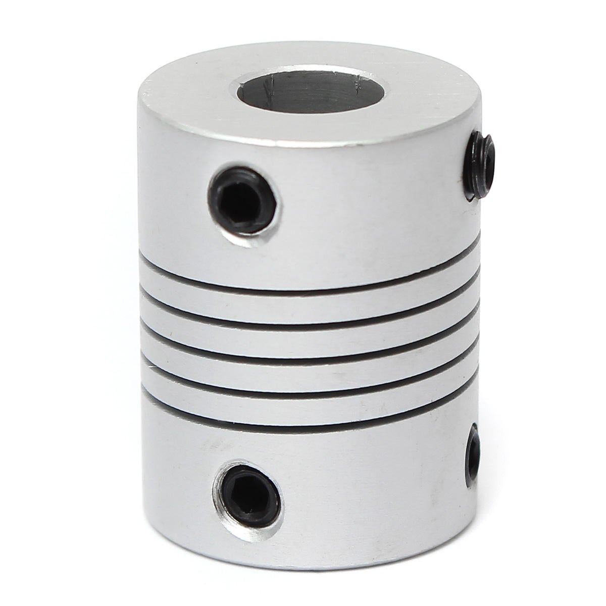 5pcs 5mm x 8mm Aluminum Flexible Shaft Coupling OD19mm x L25mm CNC Stepper Motor Coupler Connector