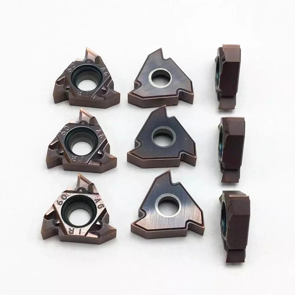 10pcs Thread Turning Tools Carbide Insert Lathe Cutter Tool Turning Insert