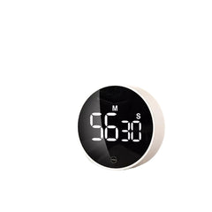 Mute Timer Rotation Timing Sound Brightness Adjustable Magnetic Alarm Clock LED Digital Display Timer