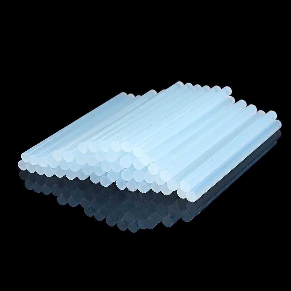 50Pcs 11mm x 200mm White Transparent Hot Melt Gule Sticks DIY Craft Model Repair Adhesive