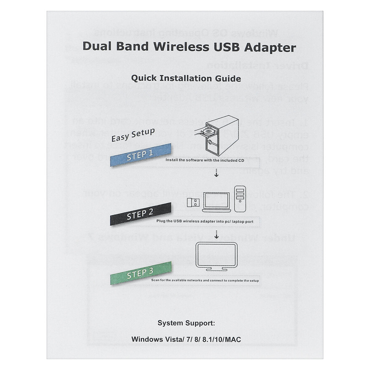 1300M Wireless Network Card USB3.0 Wifi Adapter Dual-band 2.4G/5G 1300Mbps W/Antenna Through the Wall Network Card WIFI Receiver Transmitter