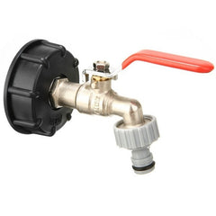 Tote Tank Valve Drain Adapter 1/2" Garden Hose Faucet Water Connector Tool