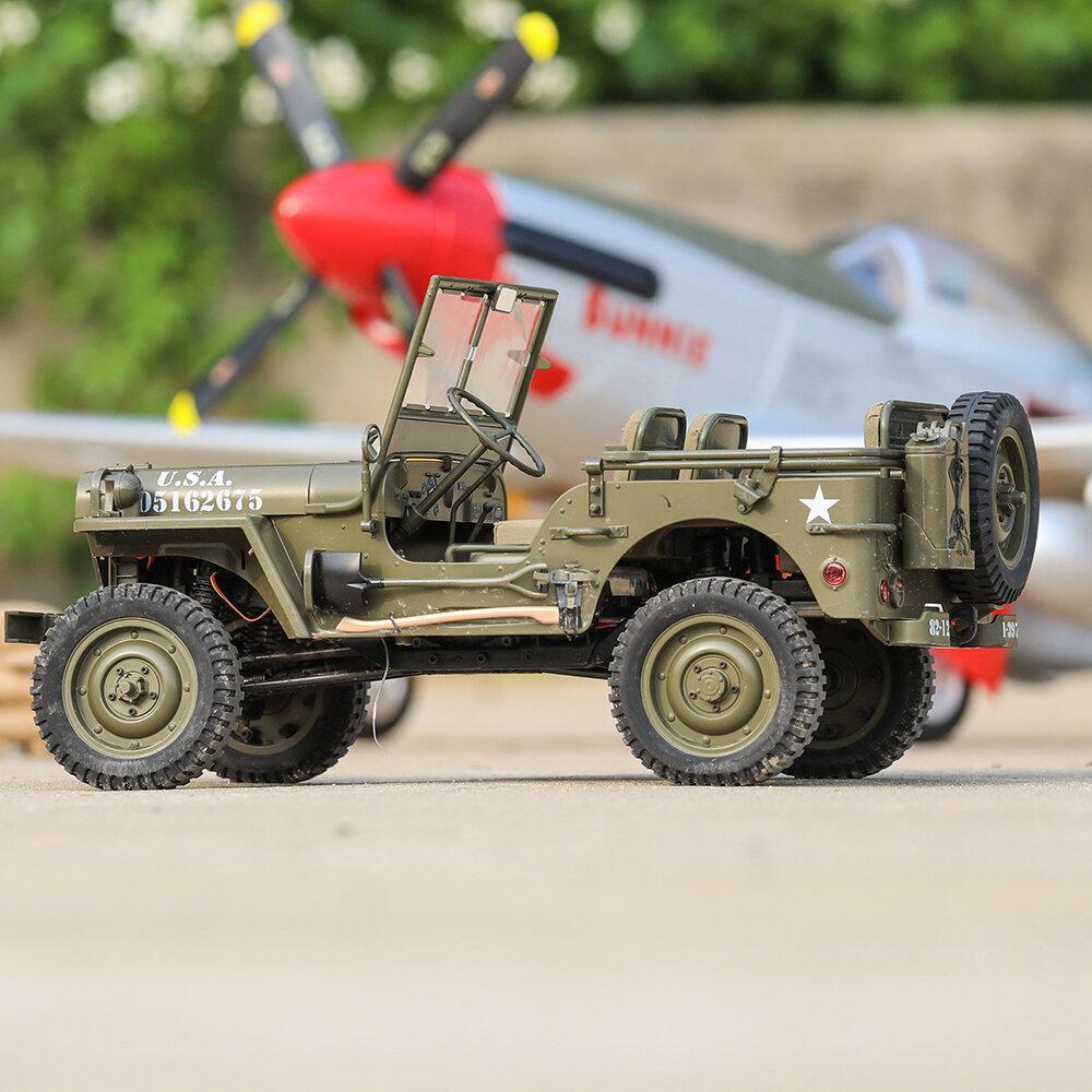 2.4G 2CH 1941 MB SCALER RC Car Waterproof Vehicle Models Fully Proportional Control Without Transmitter Receiver