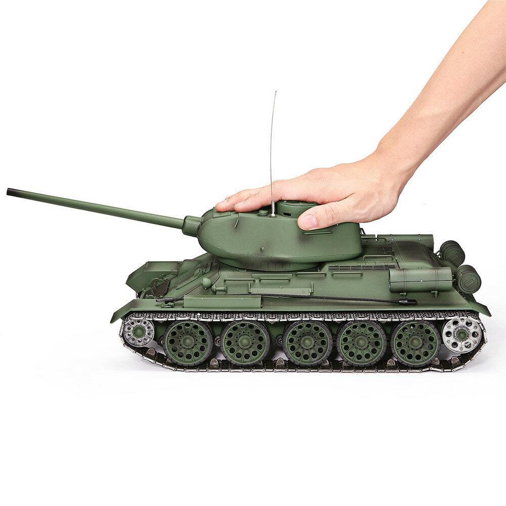 RC Tank RTR 2.4G 320-Degree Rotating Turret with Simulation Sound and Smoke Effect Full Proportion Remote Control