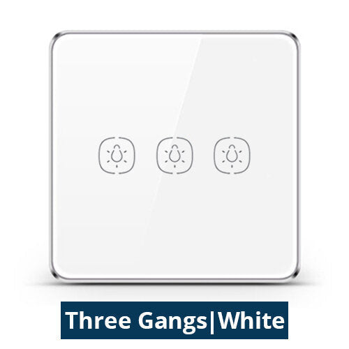 Wireless Remote Switch Work with Tuya Hub One Two Three Gangs Touch Switches Sticker Battery Power 2MQTT deCONZ
