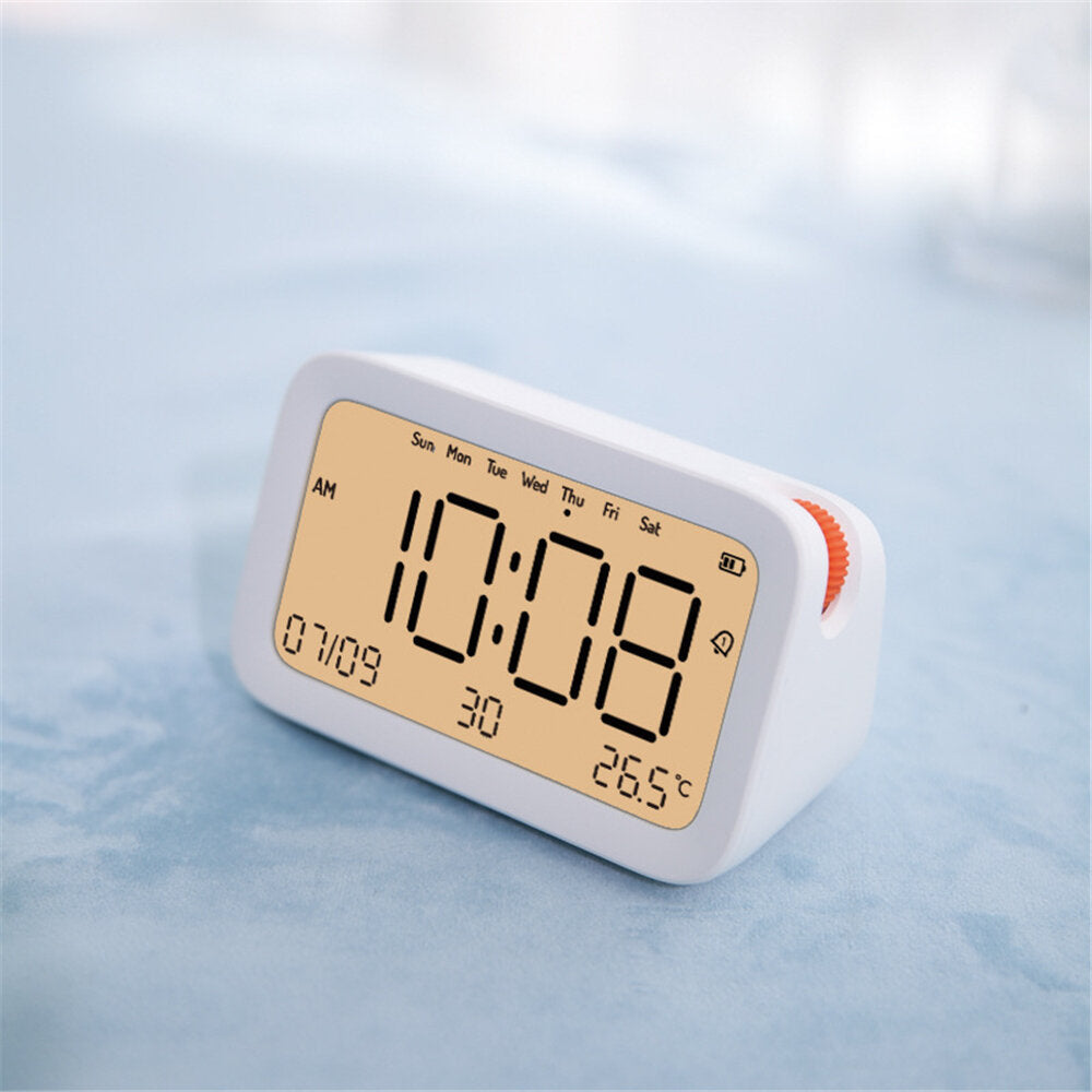 Alarm Clock Multi-function Smart Bluetooth Timekeeping Clock Digital Diaplsy Electronic with Temperature Date Clock Support SD Card