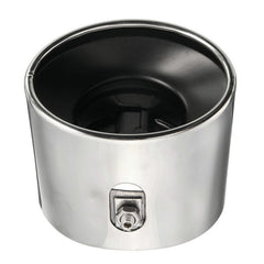 Exhaust Muffler Tail Tip Oval Pipe Chrome Stainless Steel
