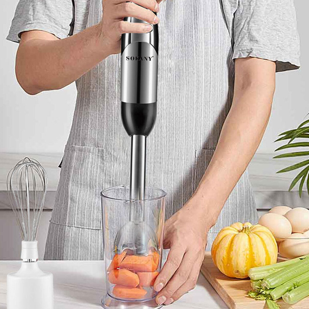 8 in 1 Electric Hand Mixer Meat Grinder Egg Beater Whisk Mixer Juice Maker