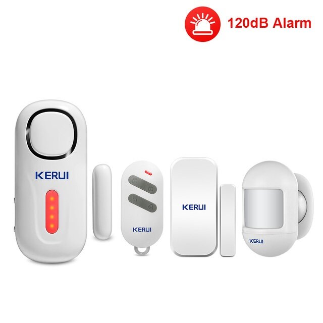 Wireless Door Window Entry Security Burglar Sensor Alarm PIR Magnetic Smart Home Garage System Remote Control