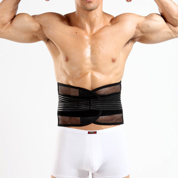 Mens Mesh Breathable Abdomen Body Shape Belt