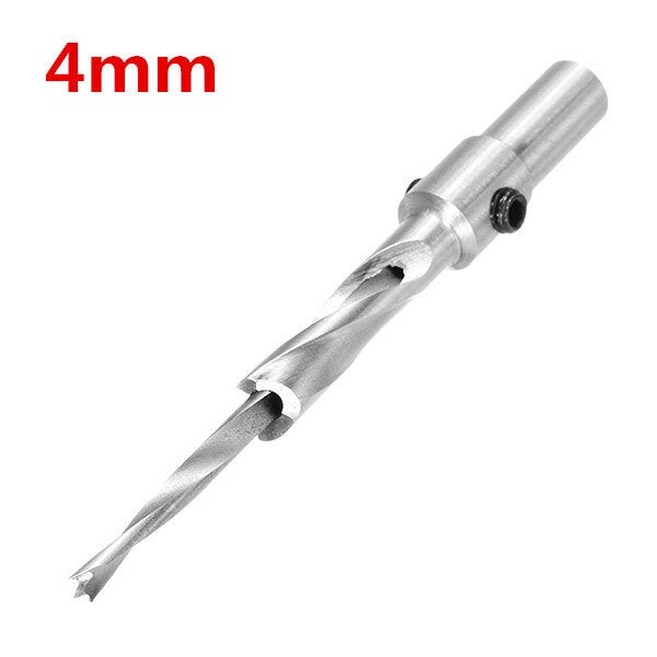 3/4/5/6mm HSS Salad Drill 10mm Shank Countersunk Head Woodworking Bit