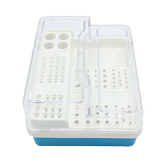 Dental Tools Dental Endo Box Endodontics Disinfection Storage Organizer For RA FG HP