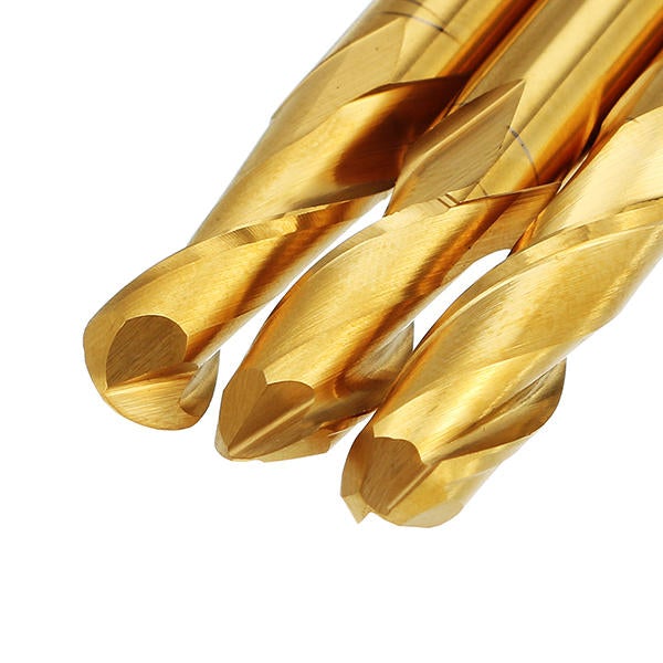 6mm Shank 2 Flutes Ball Nose End Mill Cutter 15/17/22mm Titanium Coated CNC Cutting Tool