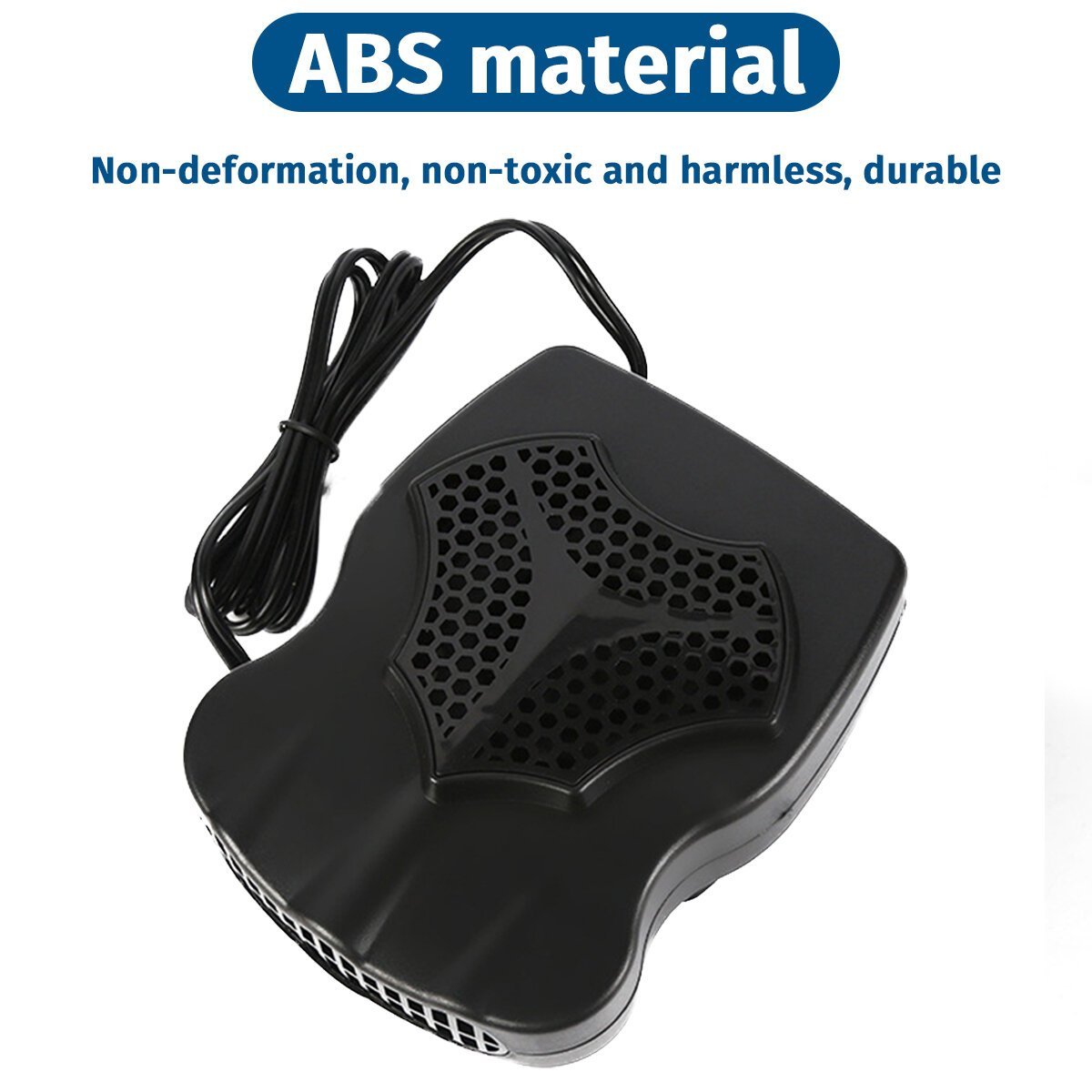 150W Car Heater Cooling Fan Defroster Demister 360 Rotation Detachable Base