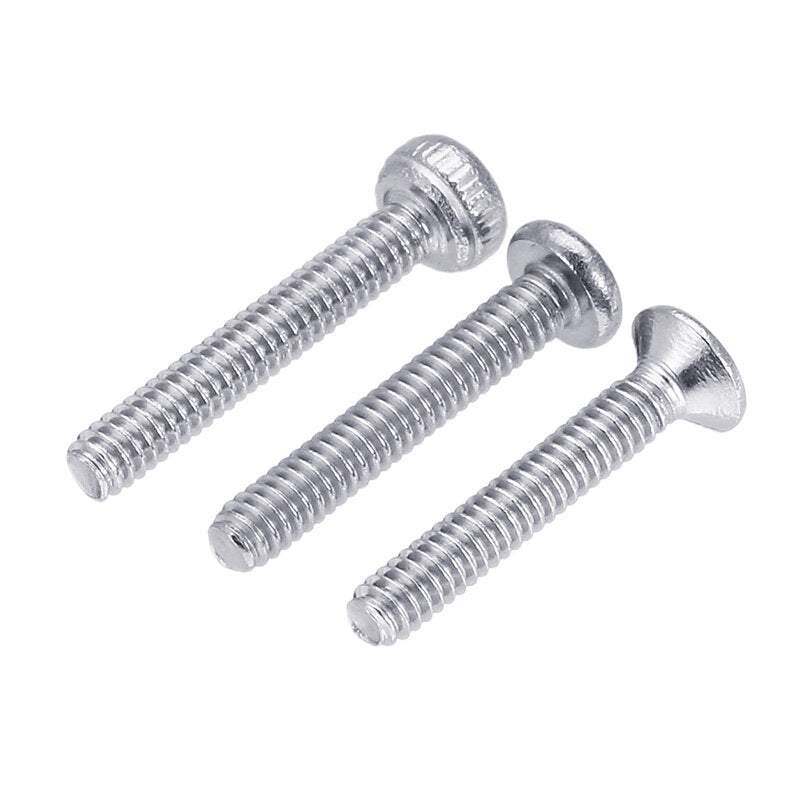 600Pcs M2 304 Stainless Steel Hex Socket CapButtonFlat Head Screw Washer Nut Kit