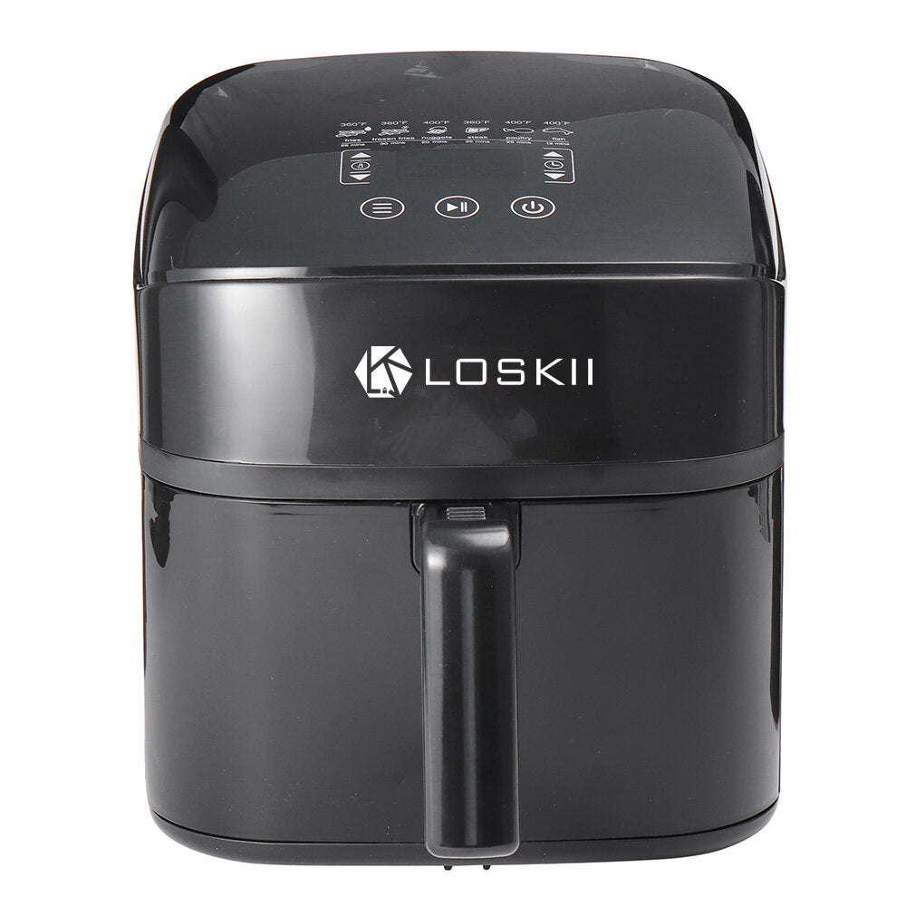 6 in 1 Air Fryer Best Fries Ever Dehydrator with Digital Display Oil Free Cooking 6Qt 1800W