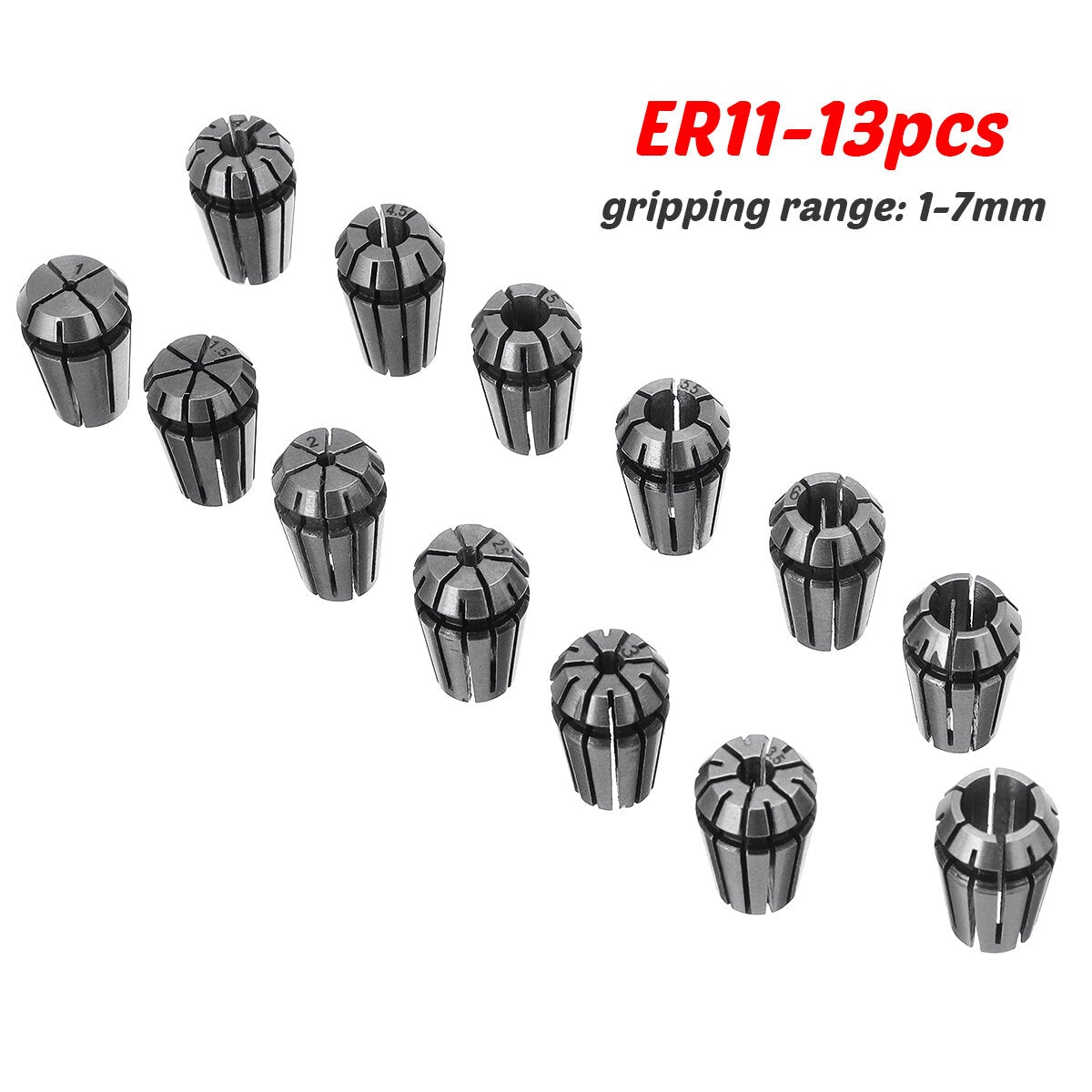 ER11 ER16 ER20 Spring Collet Chuck Set CNC Milling Lathe Tool for Engraving Machine