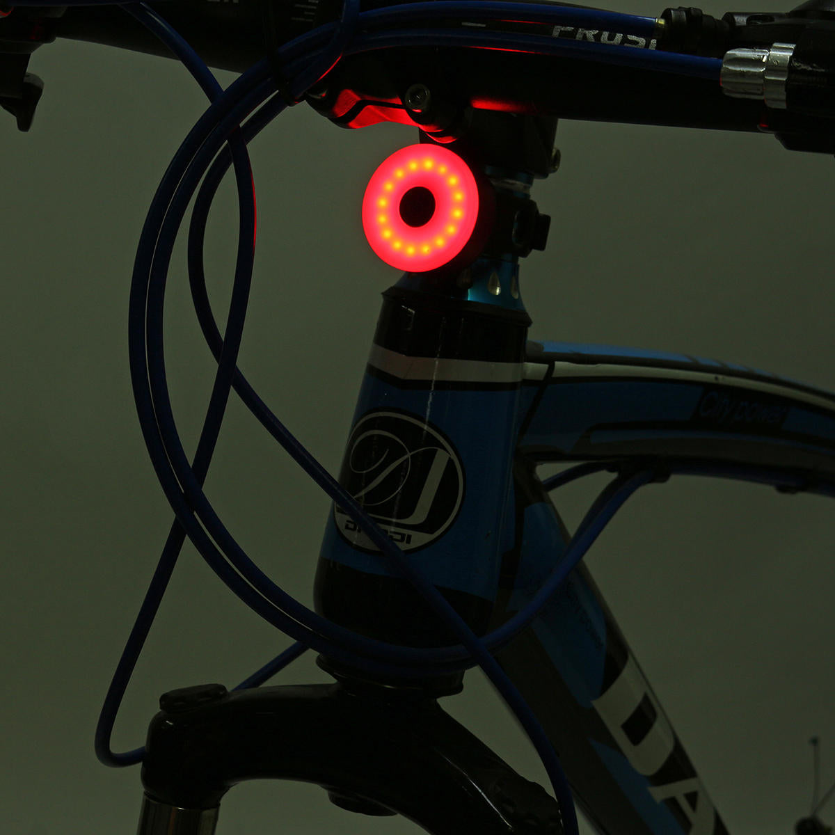 LED Cycling Rear Warning Light 5 Modes USB Rechargeable Waterproof Bike Tail Light