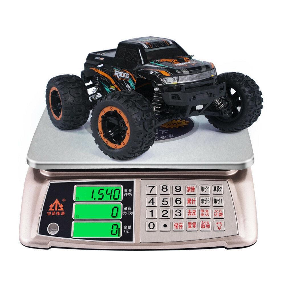 With Two Battery 1/16 2.4G 4WD 45km/h Brushless RC Car LED Light Off-Road Truck RTR Model