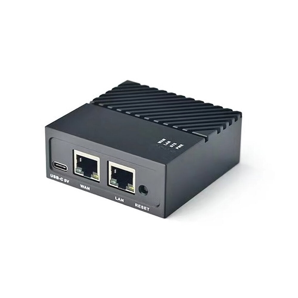 Mini Router Open WRT with Dual-Gbps Ethernet Ports 4GB LPDDR4 Based in RK3399 Soc for IOT NAS Smart Home Gateway