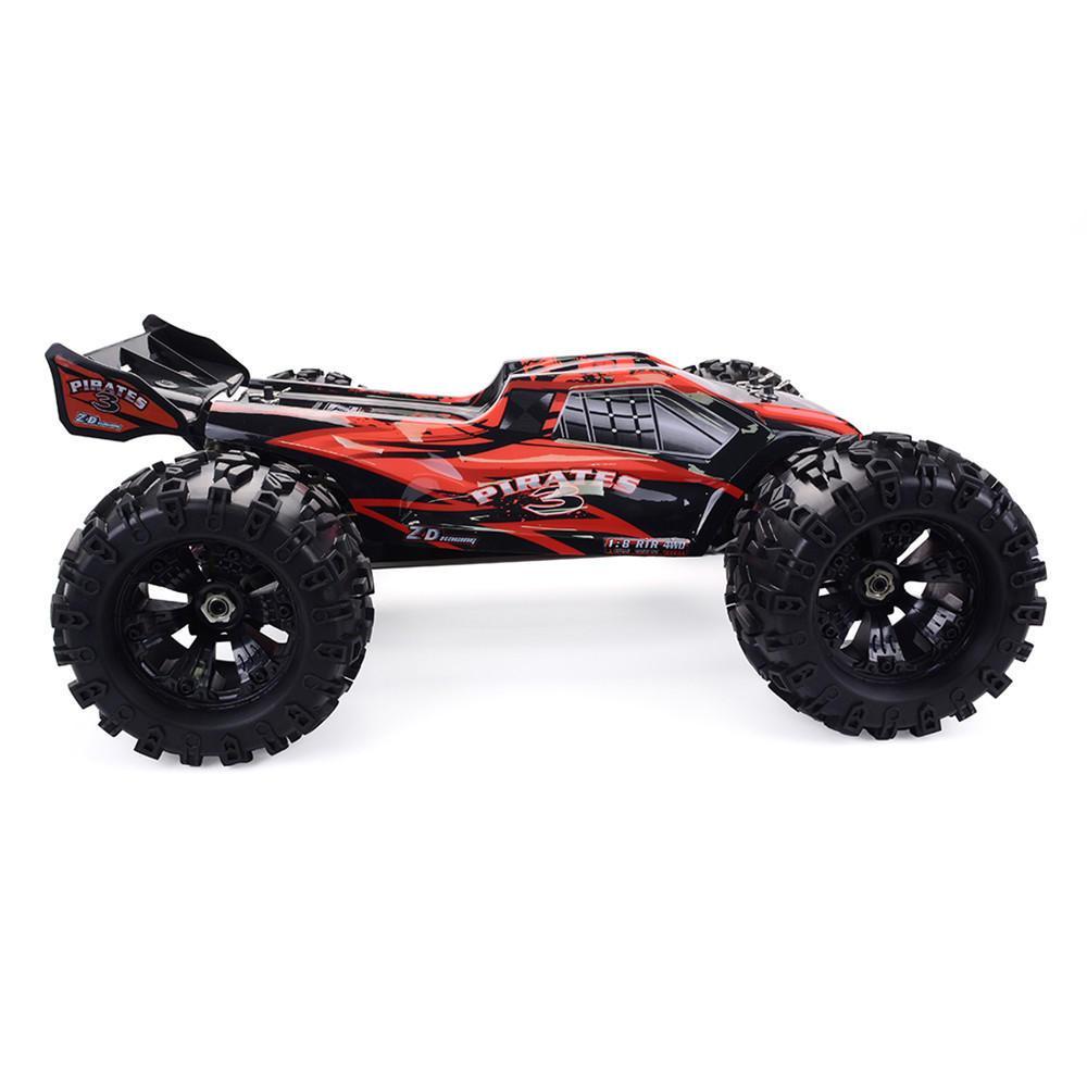 2.4G 4WD 80km/h 120A ESC Brushless RC Car Electric Truggy Vehicle RTR Model