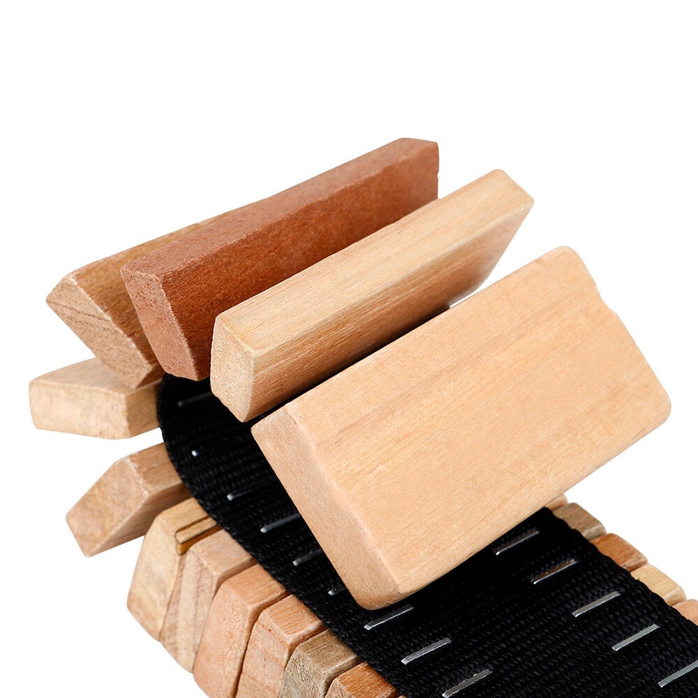 Wood Monochrome/Mahogany Two-color Tooth Sounder with Children Education Teaching Instruments