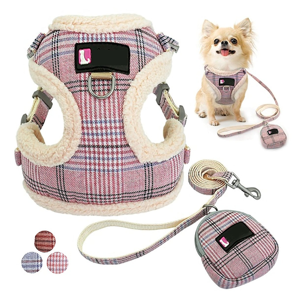 Pet Adjustable Harness Puppy Dog Harness Bunty Soft Comfortable Mesh Breathable Fabric