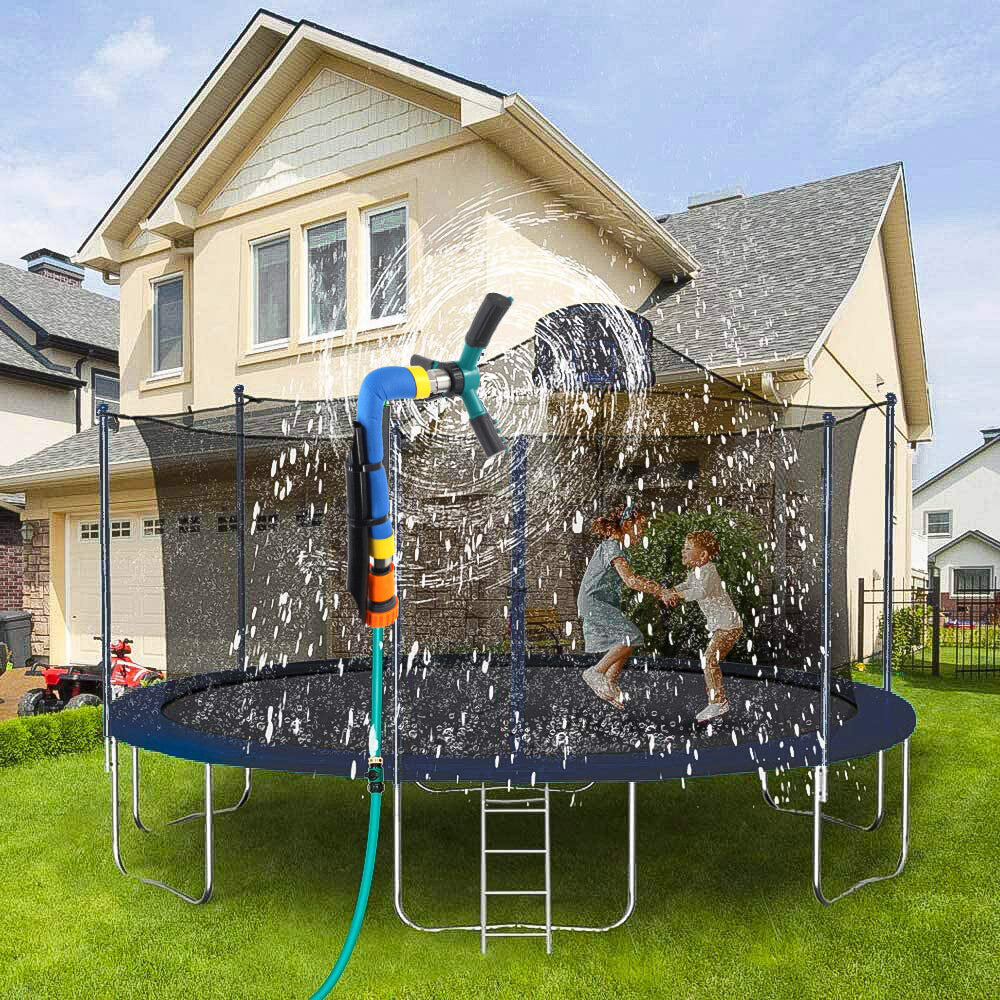 Gardening Trampoline Sprinkler Water Misting Cooling System Kit Sprinkler Outdoor Garden Greenhouse Park Plants Sprinkler Nozzles