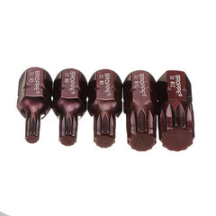5pcs M5-M12 30mm Star Screwdriver Bit 10mm Hex Shank for Impact Screwdriver