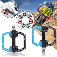 Aluminum Alloy Mountain Bike Pedals Flat Platform Sealed Bearing Axle 9/16" Cycling Bicycle Pedals