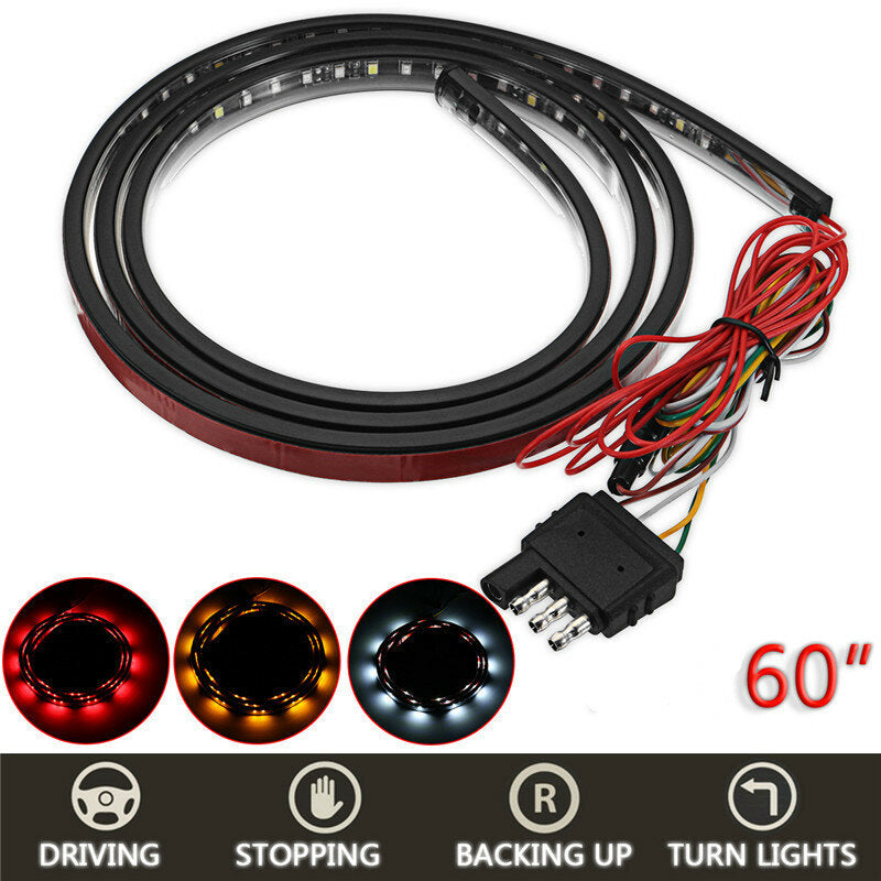 60 Inch 48 Inch Car LED Tail Light Bar Strip Brake Reverse Consequential Flowing Turn Signal Lamp Waterproof Universal 12V