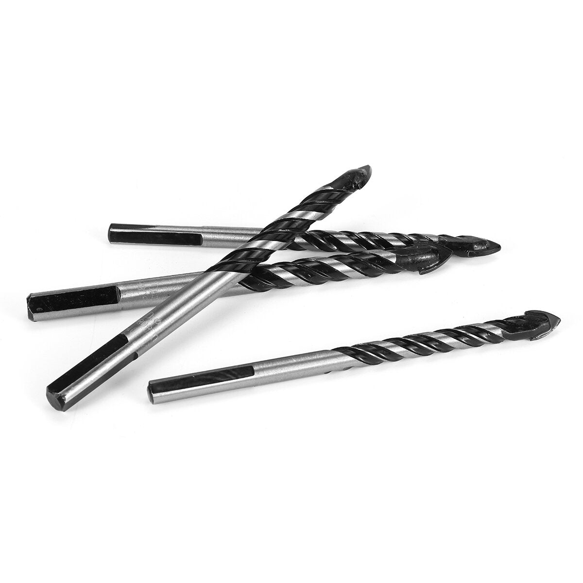10Pcs Tungsten Carbide Drill Bit Set Twist for Porcelain Ceramic Tile Concrete Brick Glass Plastic Masonry and Woodworking