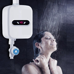 Electric Tankless 3500W Mini Instant Hot Water Heater Kitchen Faucet Tap Heating