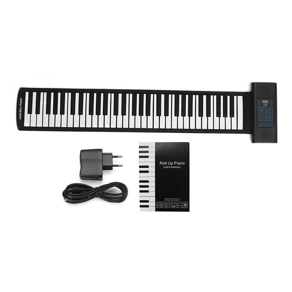 Foldable Portable 61 Key Electronic Keyboard Roll Up Piano