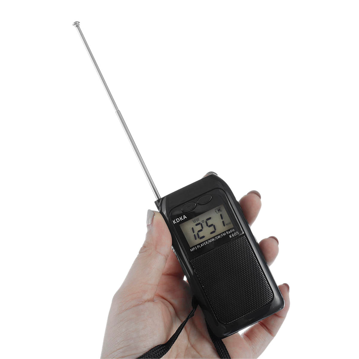 Portable FM MW SW Radio LED Display Speaker MP3 Music Player