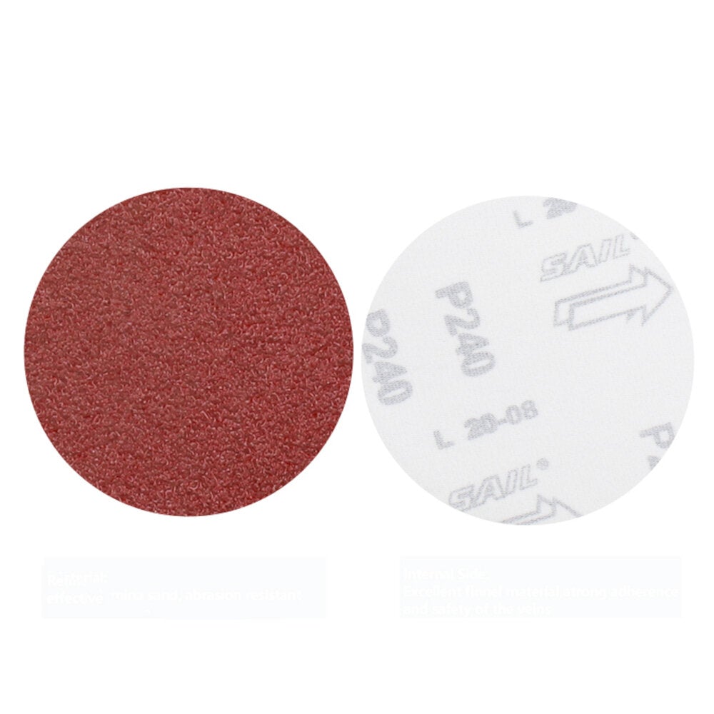 102pcs 3 Inch 75mm Sanding Disc Round Abrasive Dry Sandpaper with Back-up Pad for Polishing Cleaner Tools Sanding Paper