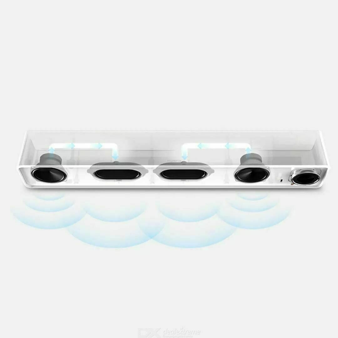 Bluetooth 5.0 Speaker Desktop Sound Bar Hard Solution DSP Double Horn Speaker USB Power Supply
