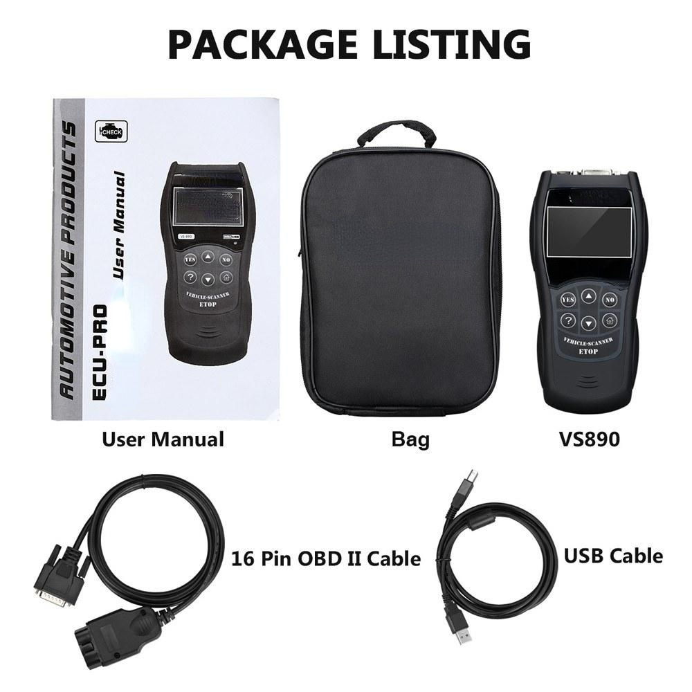Universal Car Fault Reader Code Auto Scanner Vehicle Diagnostic Tool OBD2 CAN Reset