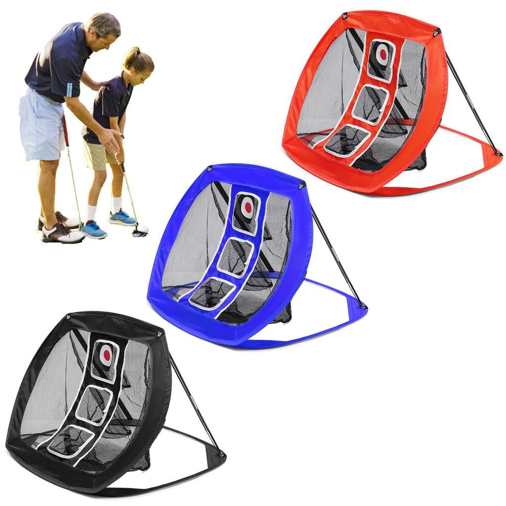 Foldable Golf Chipping Net Backyard Driving Aid Indoor Outdoor Hitting Practice Garden Living Room Beginners Training Cage
