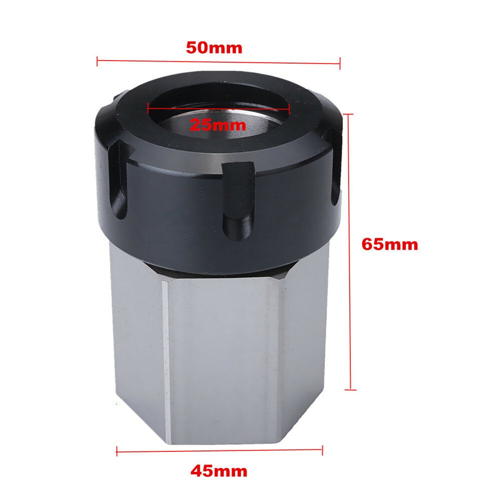 Hard Steel Hex Collet Chuck Block CNC Lathe Tool Holder