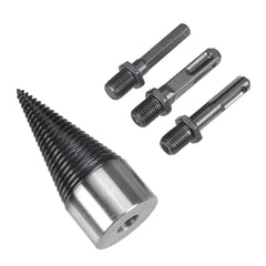32mm Firewood Splitter Machine Drill Bit Wood Cone Punch Driver Square Round Hex Shank Drill Bit Split Drilling wood working Tool